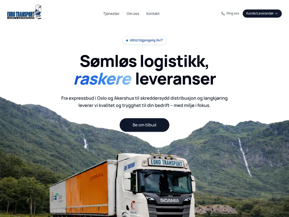 Eurotransport website preview